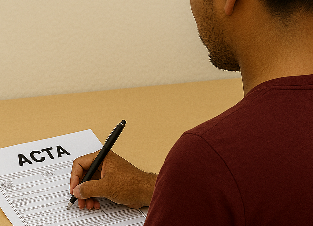 Trámite de Acta de Nacimiento